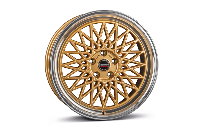 Borbet B Gold Rim Polished